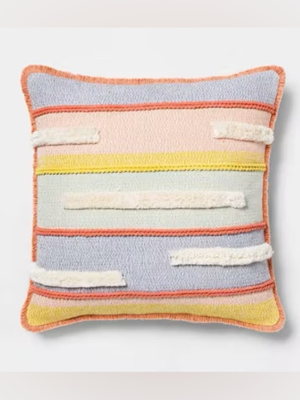 Anthropologie multicolor textured pillow